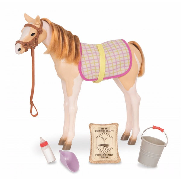Our Generation BD38035 - Cavallo Mustang Puledro Beige 30 cm