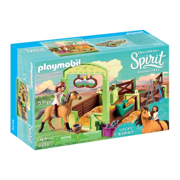 Playmobil Spirit 9478 - Lucky e la Stalla di Spirit