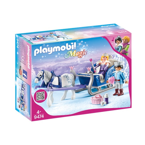 Playmobil Magic 9474 - Slitta con Coppia Reale