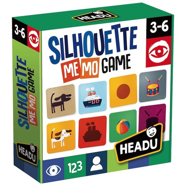 Headu 21123 - Silhouette Memo Game