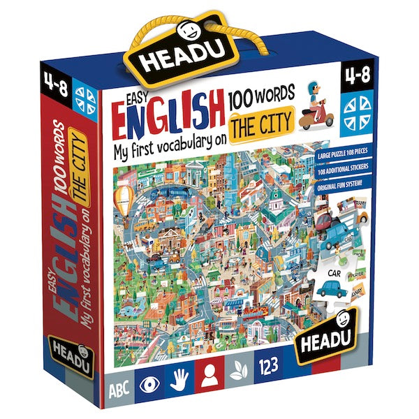Headu 21000 - Easy English 100 Words The City