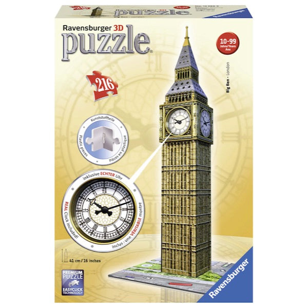Ravensburger 125869 - Puzzle 3D Big Ben ed Speciale 216 pz