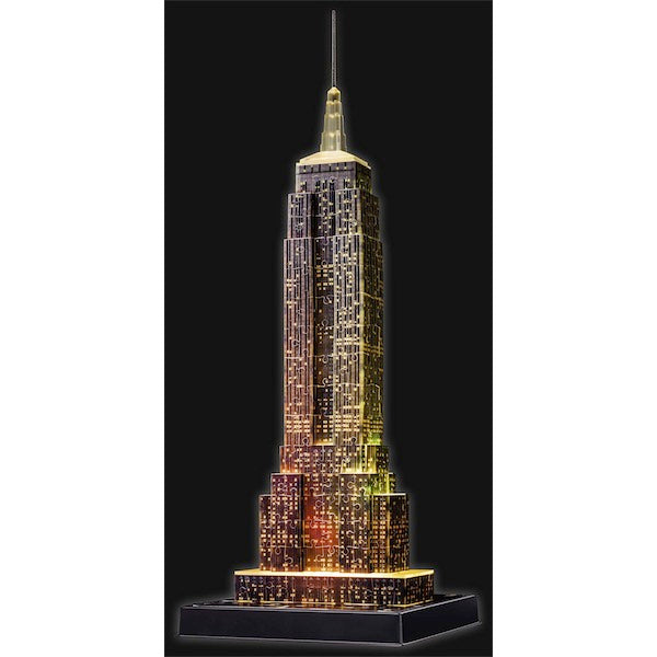 Ravensburger 125661 - Puzzle 3D Empire State Building Night Edition 216pz