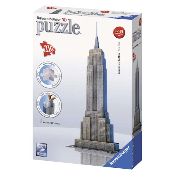 Ravensburger 125531 - Puzzle 3D Empire State Building 216pz