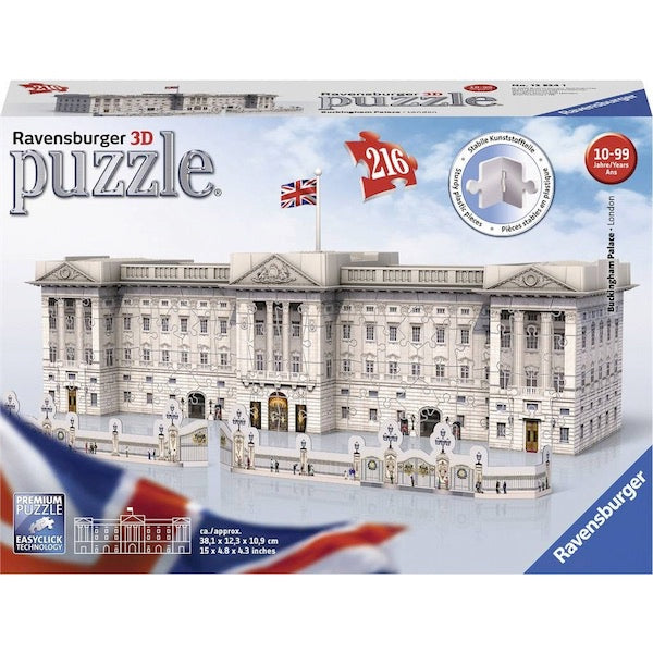 Ravensburger 125241 - Puzzle Buckingam Palace 3D 216 pz