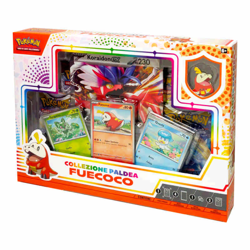 Collezione Paldea Fuecoco Pokemon Koraidon